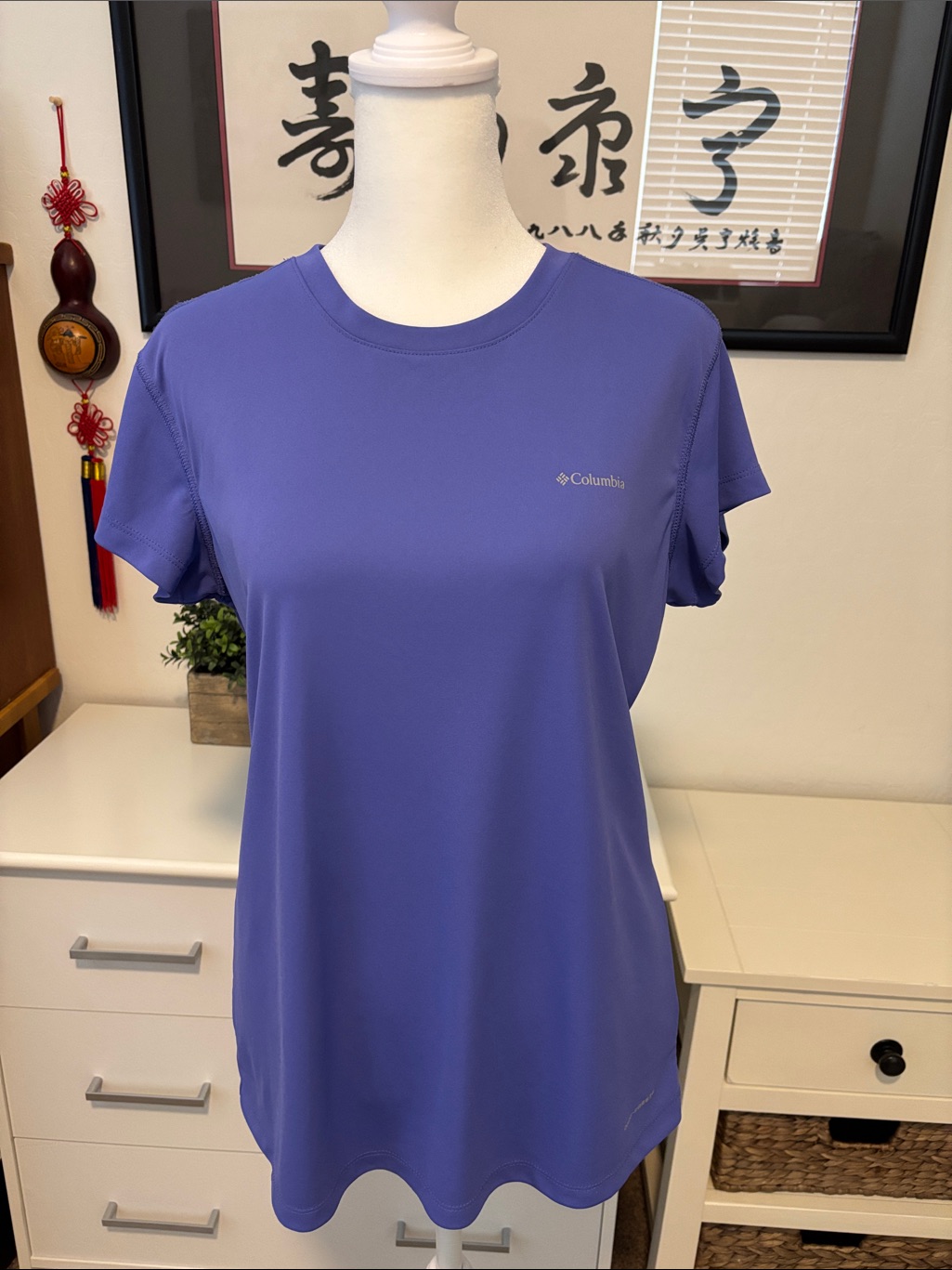 Columbia Women’s Short Sleeve Active Tee In Violet